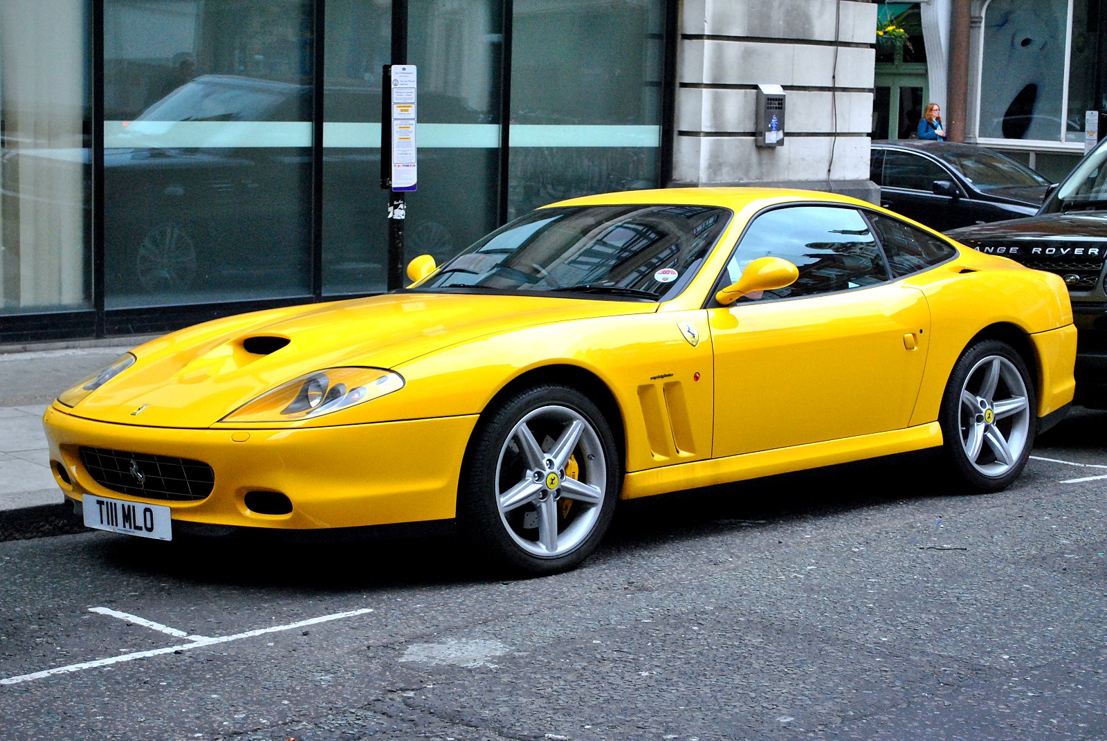 Ferrari 575M, pictured in London