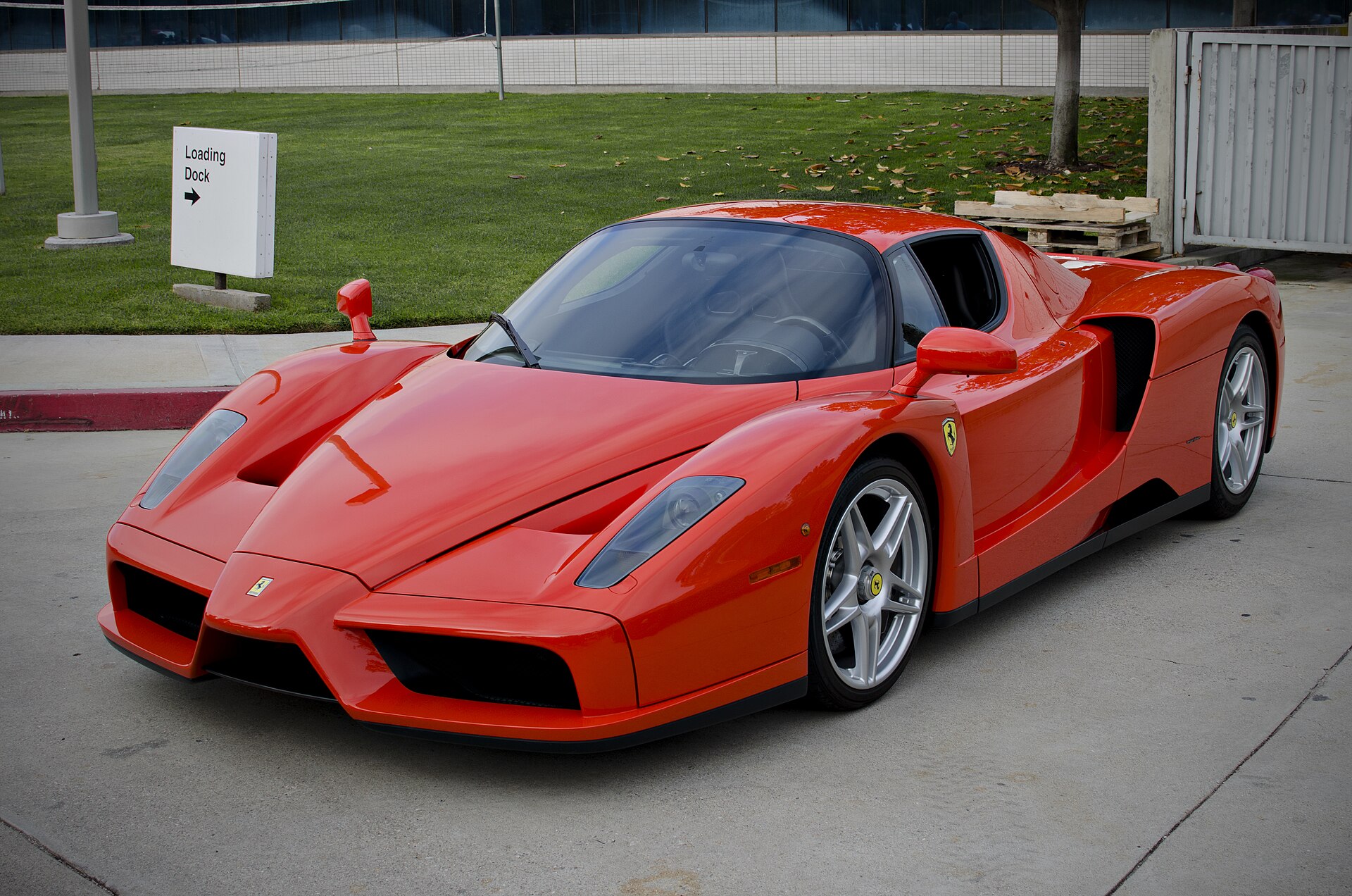 Orange Enzo Ferrari @ Cars and Coffee
