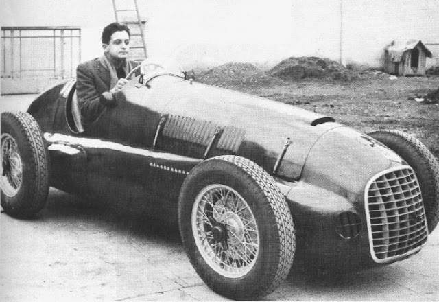 A Ferrari 125 Grand Prix car from the marque’s early Formula 1 era.