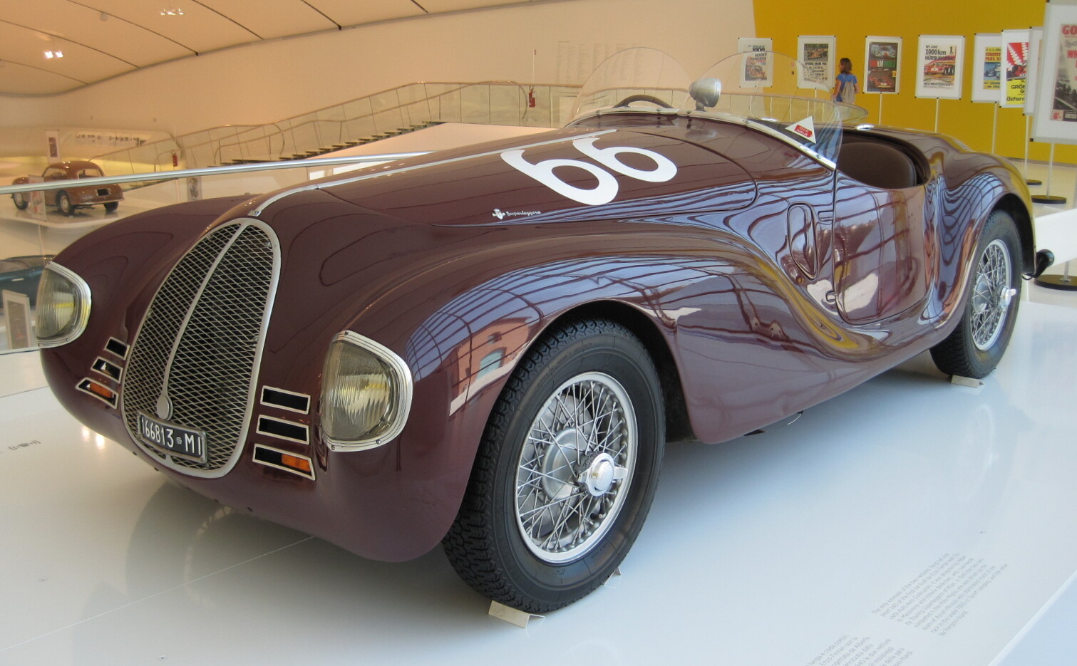 Automobiles in Enzo Ferrari Museum in Modène - Auto Avio Costruzioni 815 - 1940