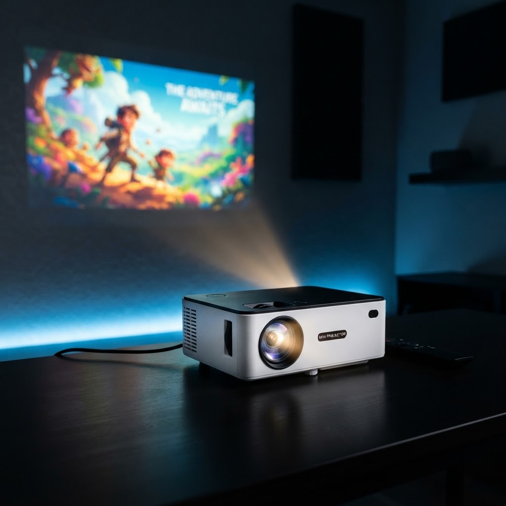 Mini Projetores Portáteis LED Chineses — Básico