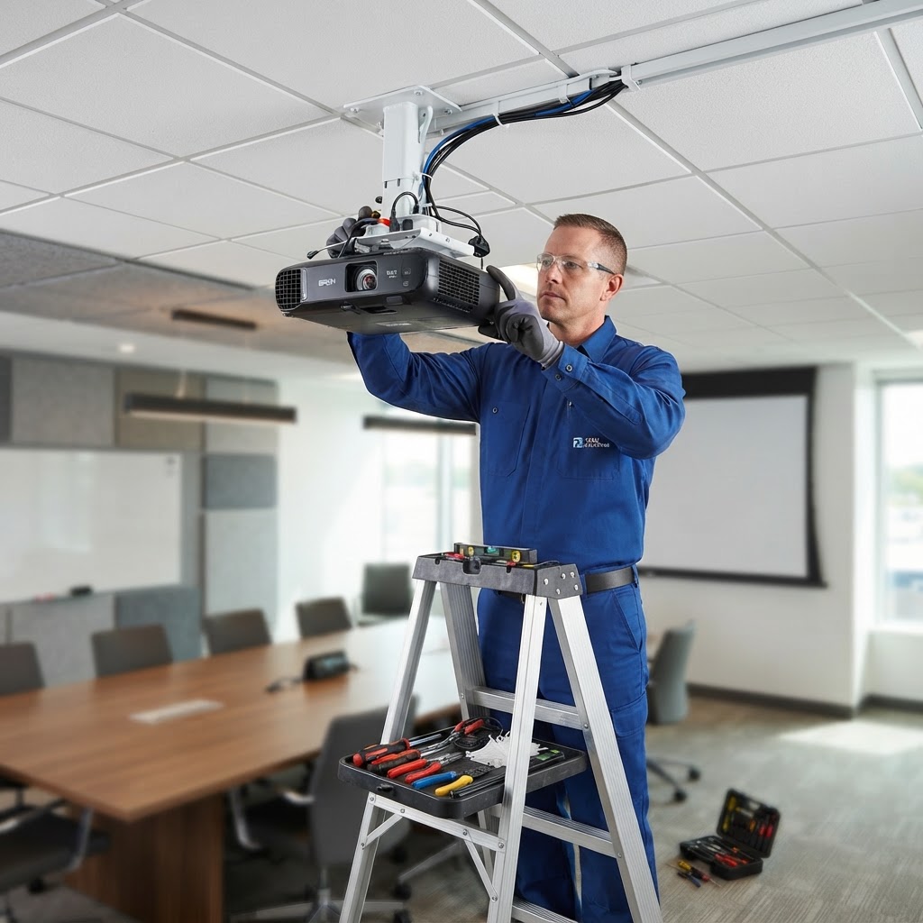 Técnico Instalação Profissional de Projetores Multimídia