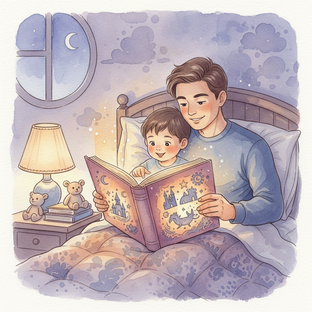 Read together at bedtime