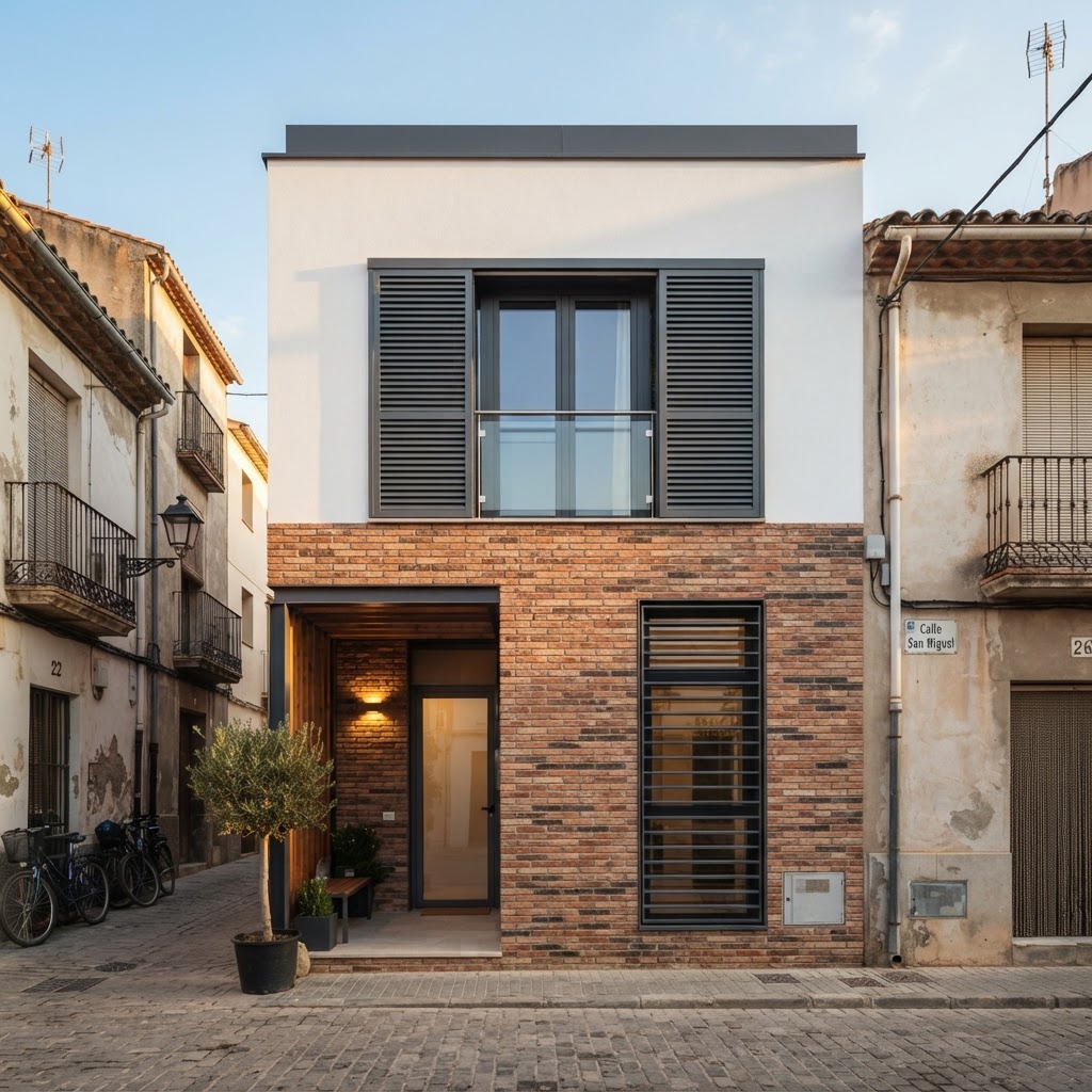 Casa adosada entre medianeras de 165 m²