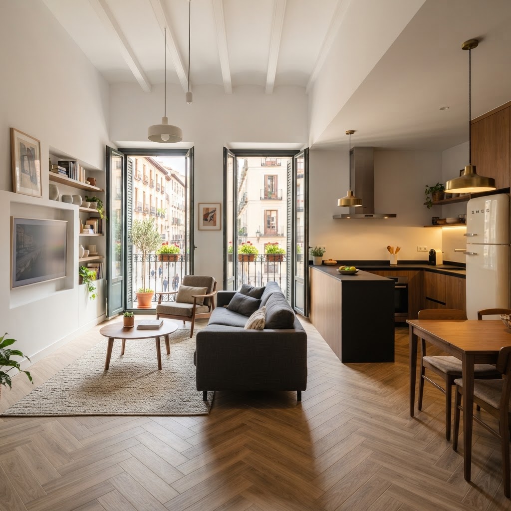 Reforma integral de piso de 95 m²