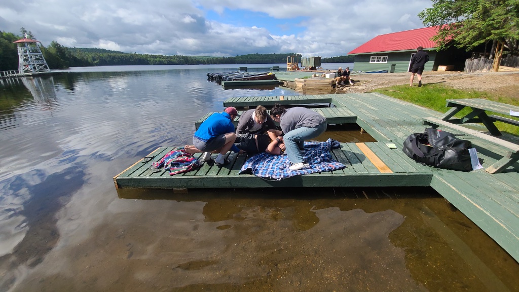 Water rescue training scenario