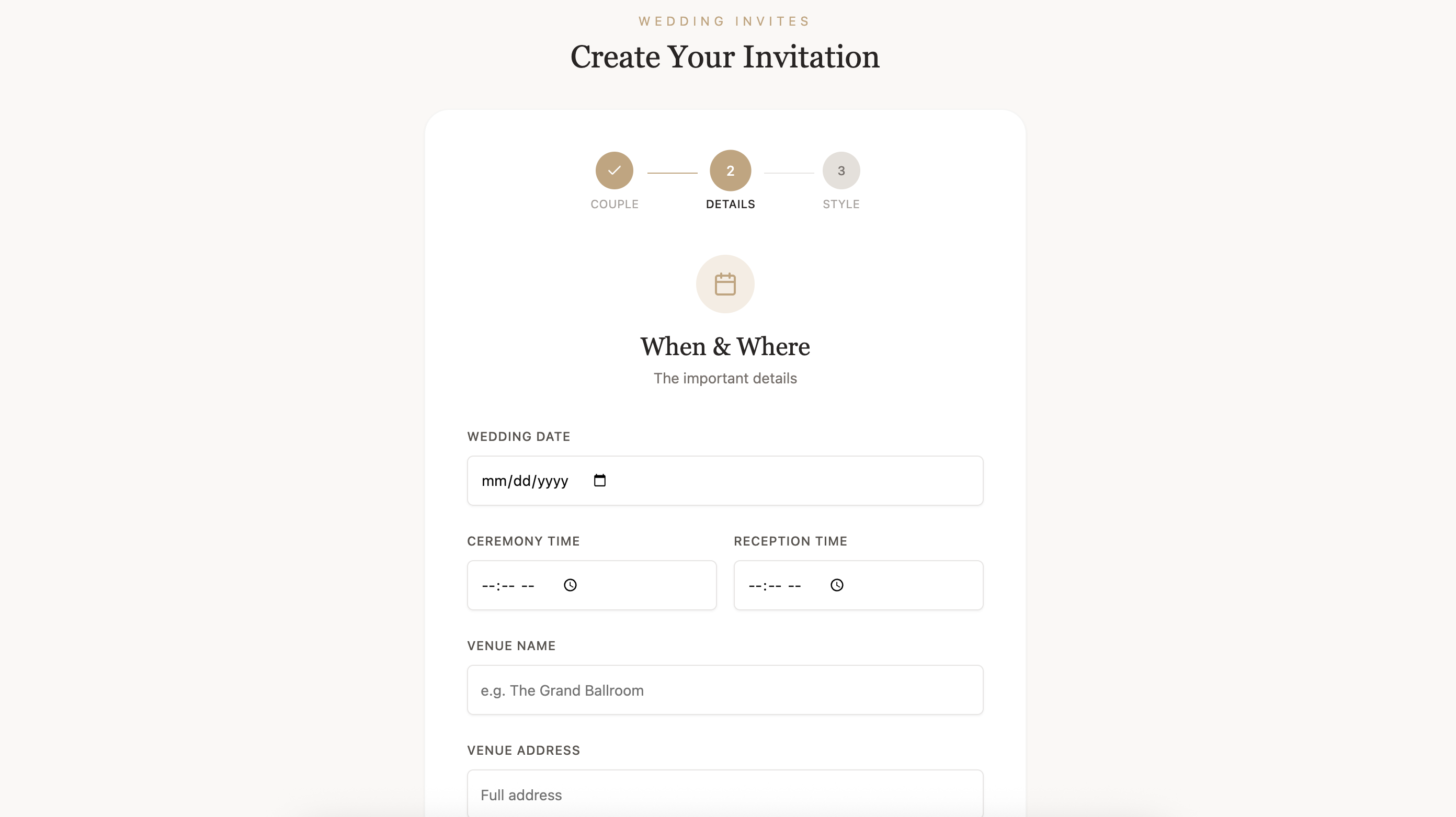 Love Invites template preview