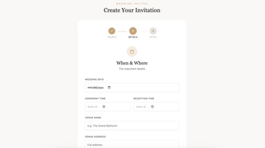 Love Invites template preview