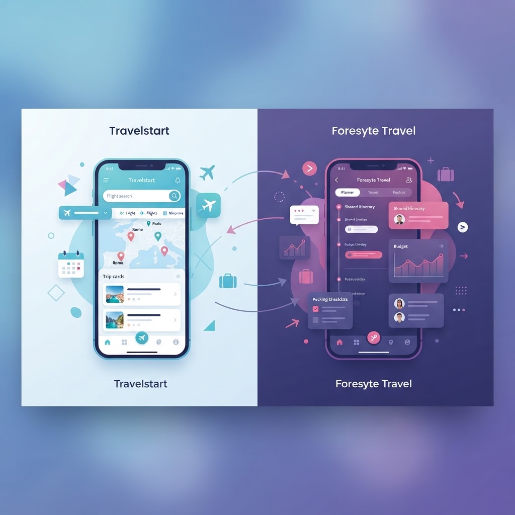 Travelstart vs Foresyte Travel: Which Planning App Wins in 2026? — travel article illustration from AIDA Search