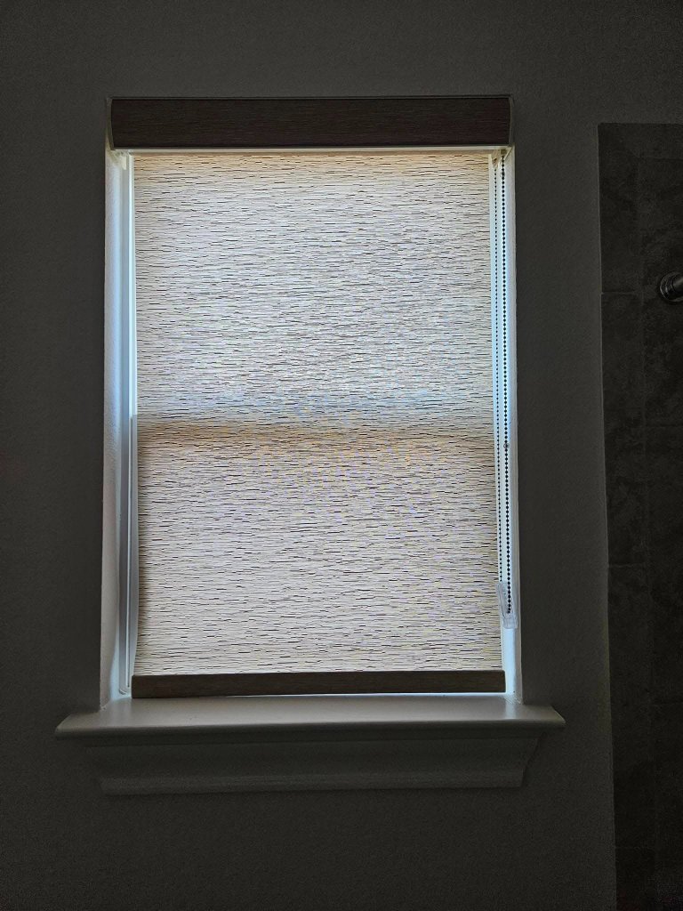 Bathroom – Textured Roller Blind