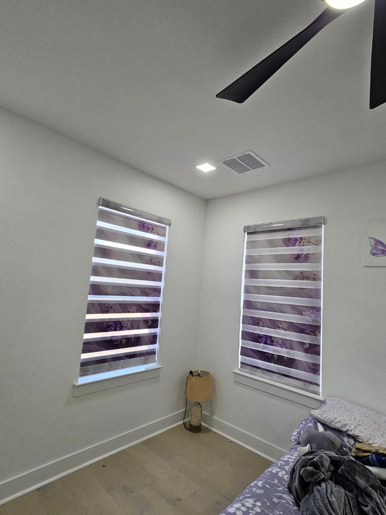 Bedroom – Purple Floral Print (B)