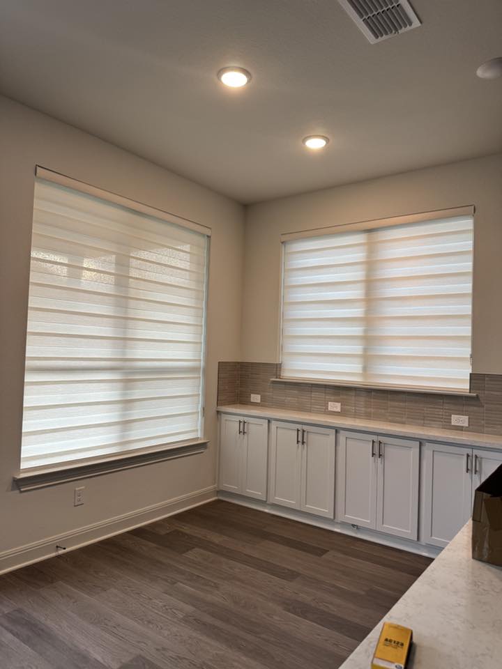 Kitchen – White Zebra Blinds