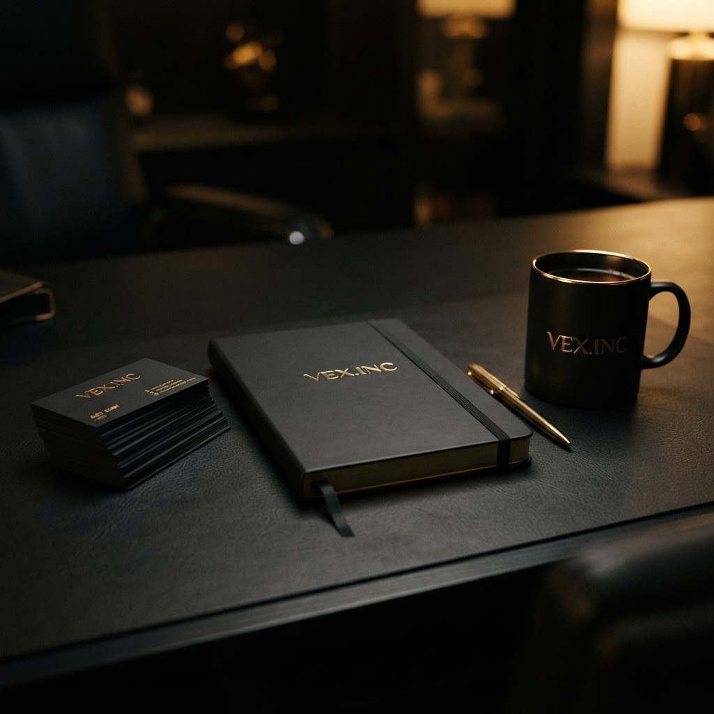 VEX.inc branded merchandise