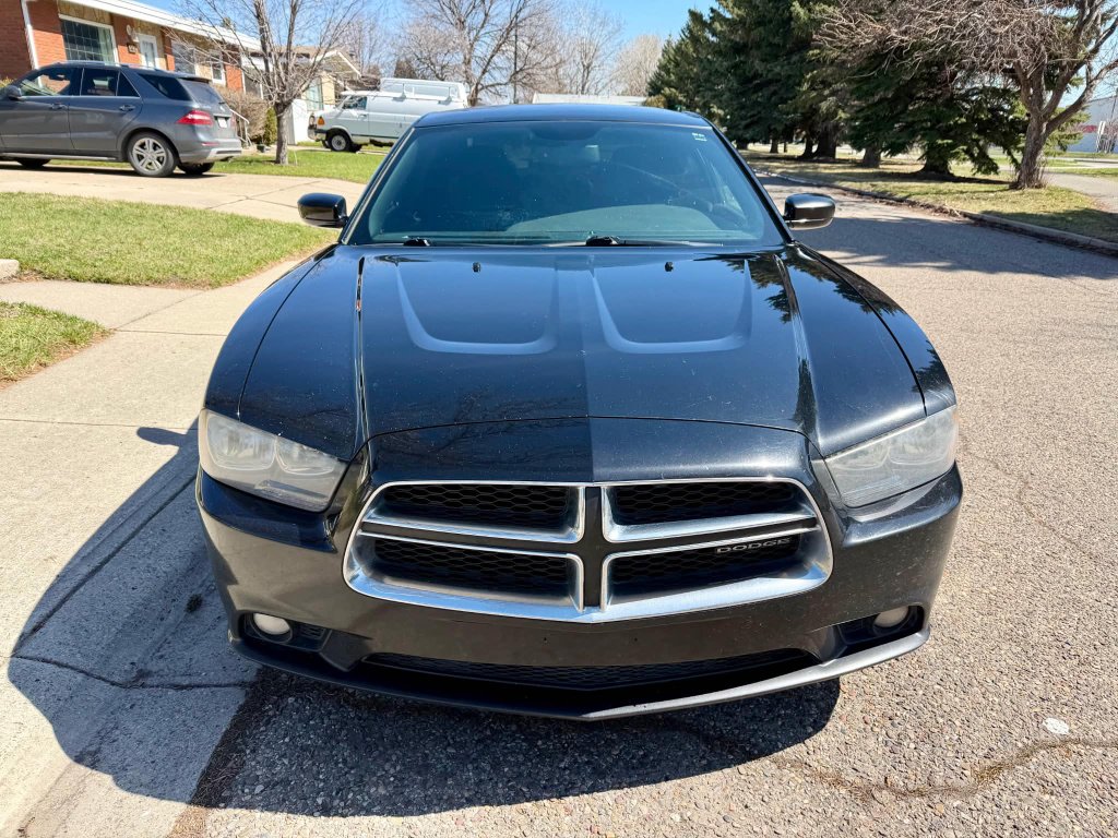 Dodge Charger after professional exterior detailing Lethbridge AB