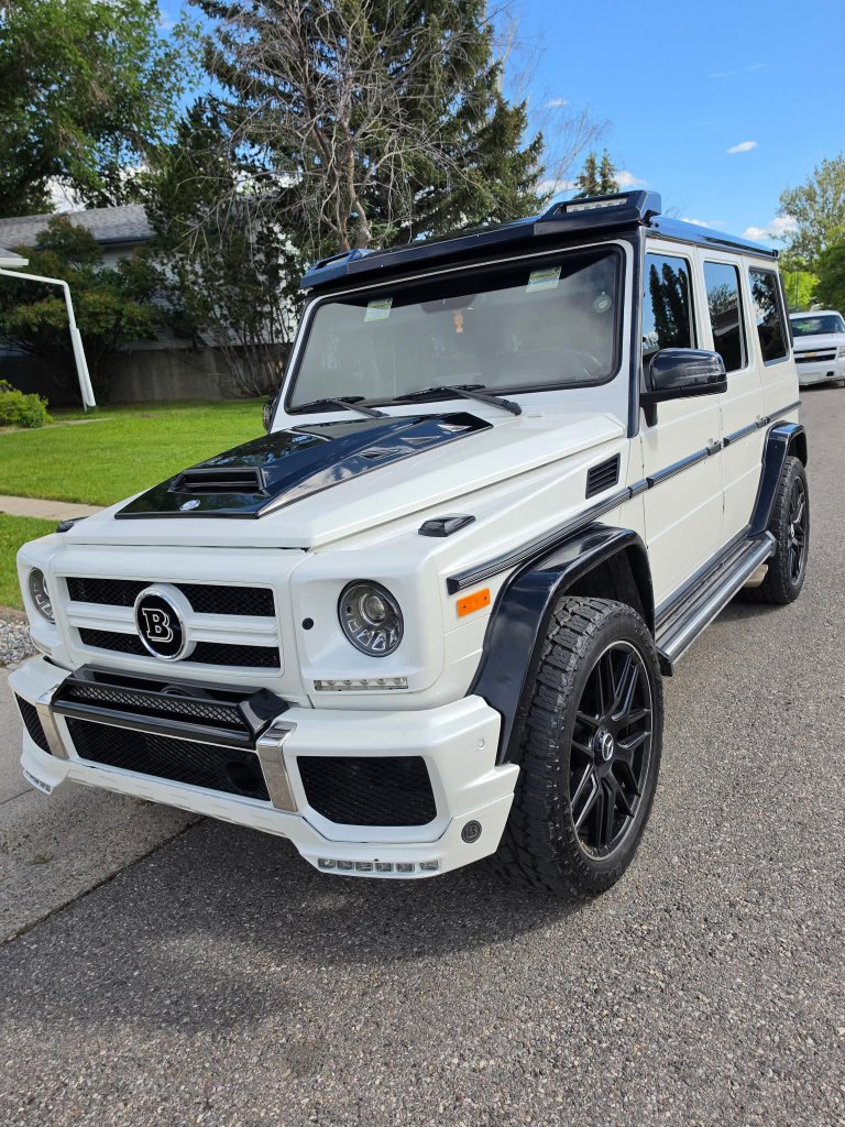 Mercedes Brabus G-Wagon exterior after professional car detailing Lethbridge