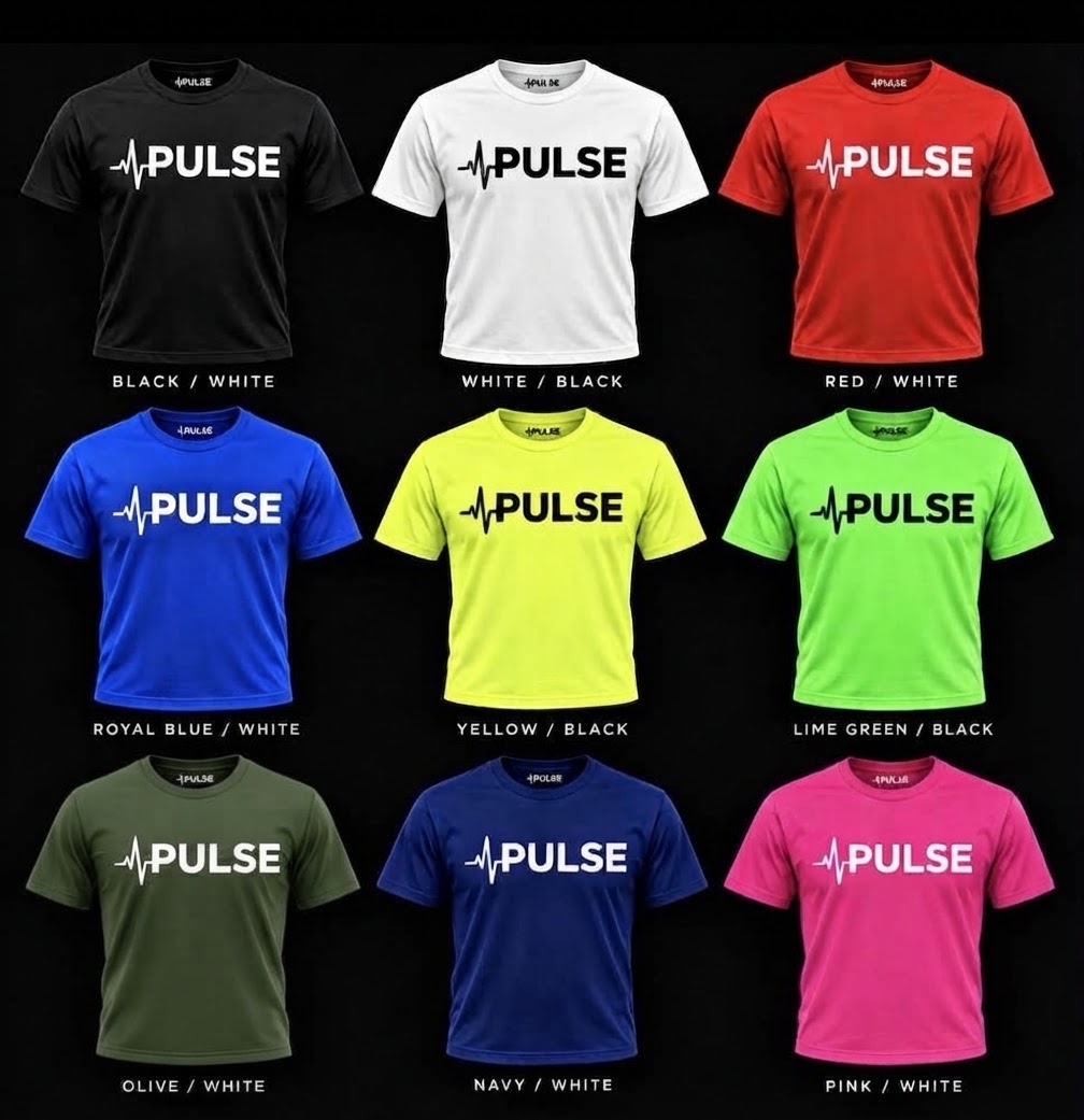Pulse Tee colourways