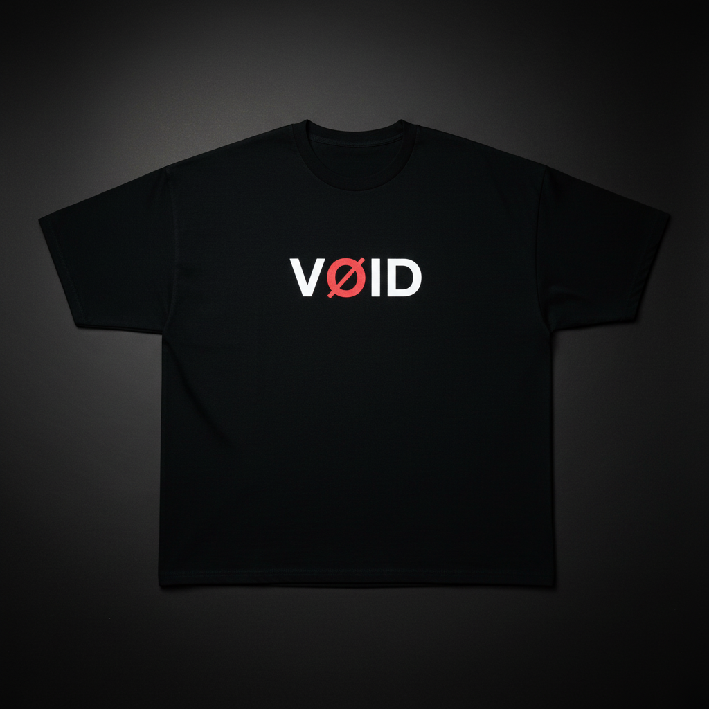 VØID Tee — Universal Prototype