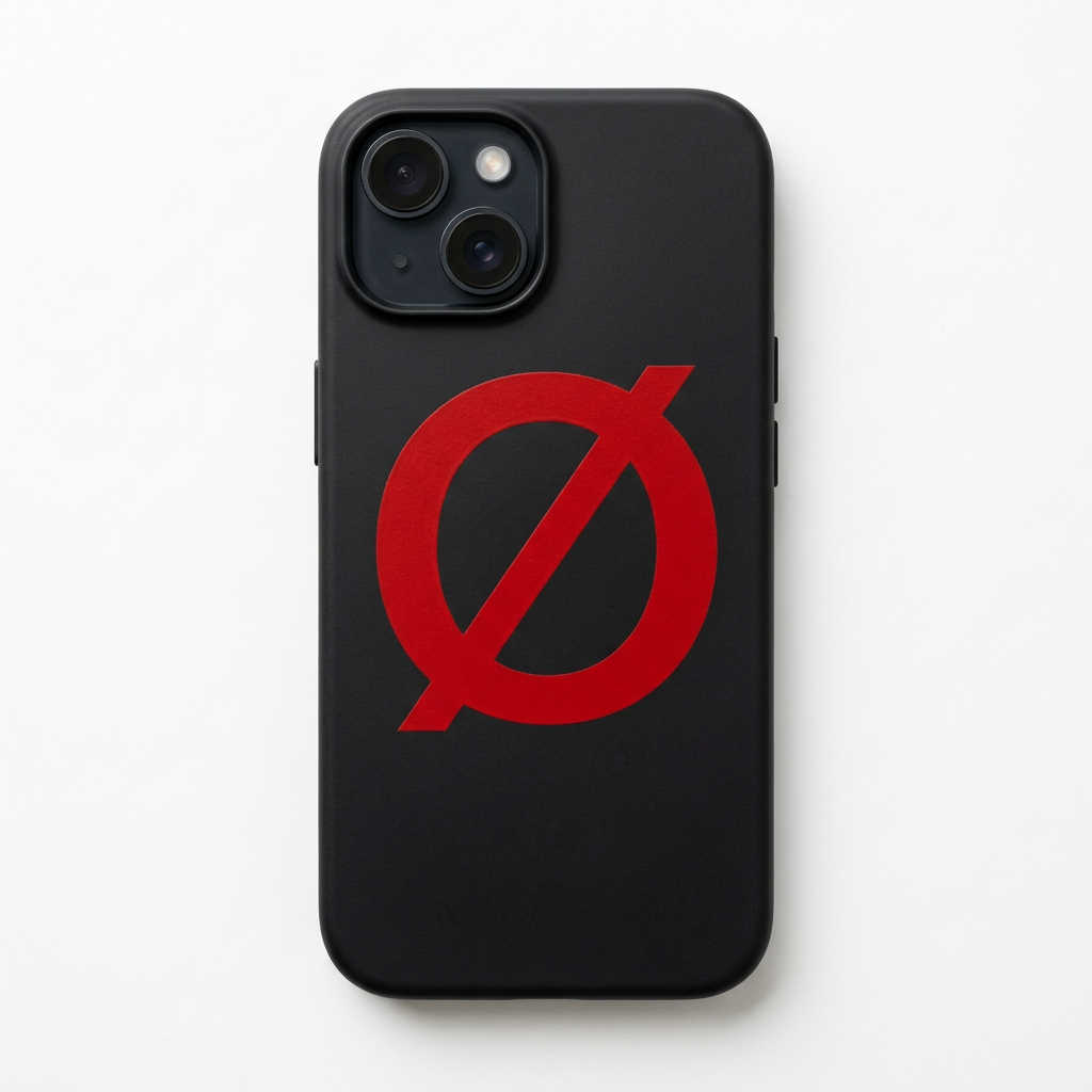 VØID iPhone Case — Black Symbol
