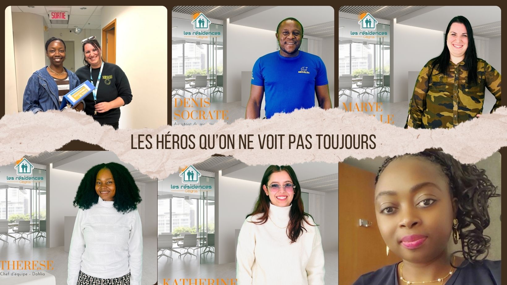 VISAGES D'IMPACT : LES HÉROS QU'ON NE VOIT PAS TOUJOURS
