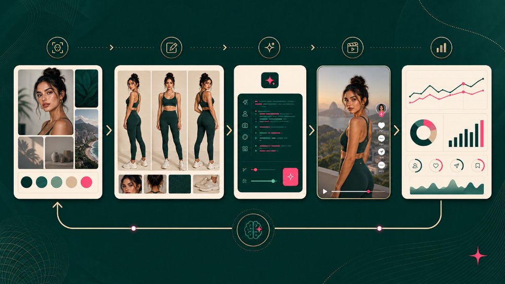 The TAA AI workflow system, from character creation to analytics