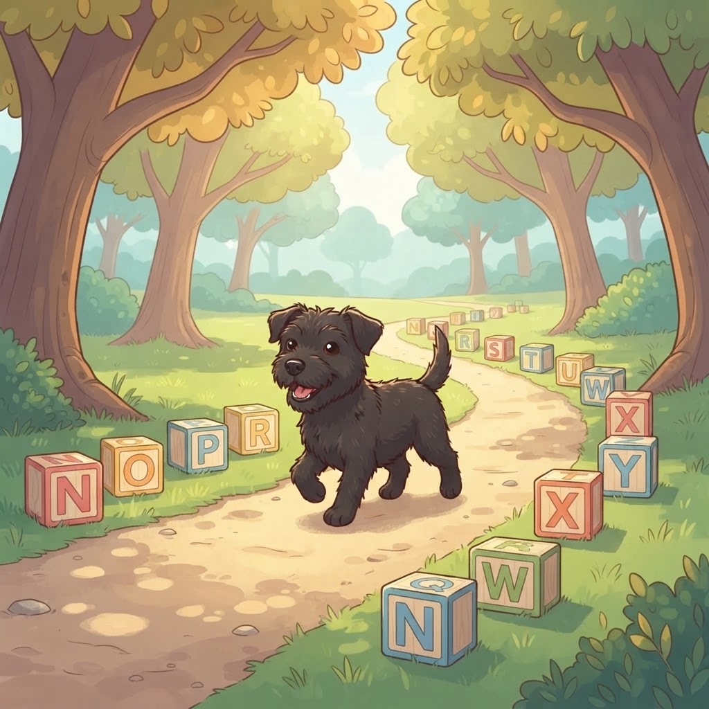 Riley's Alphabet Class — N to Z