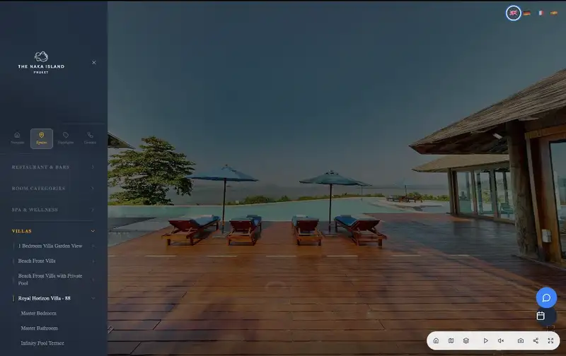Embedded Hotspots - interactive feature demonstration