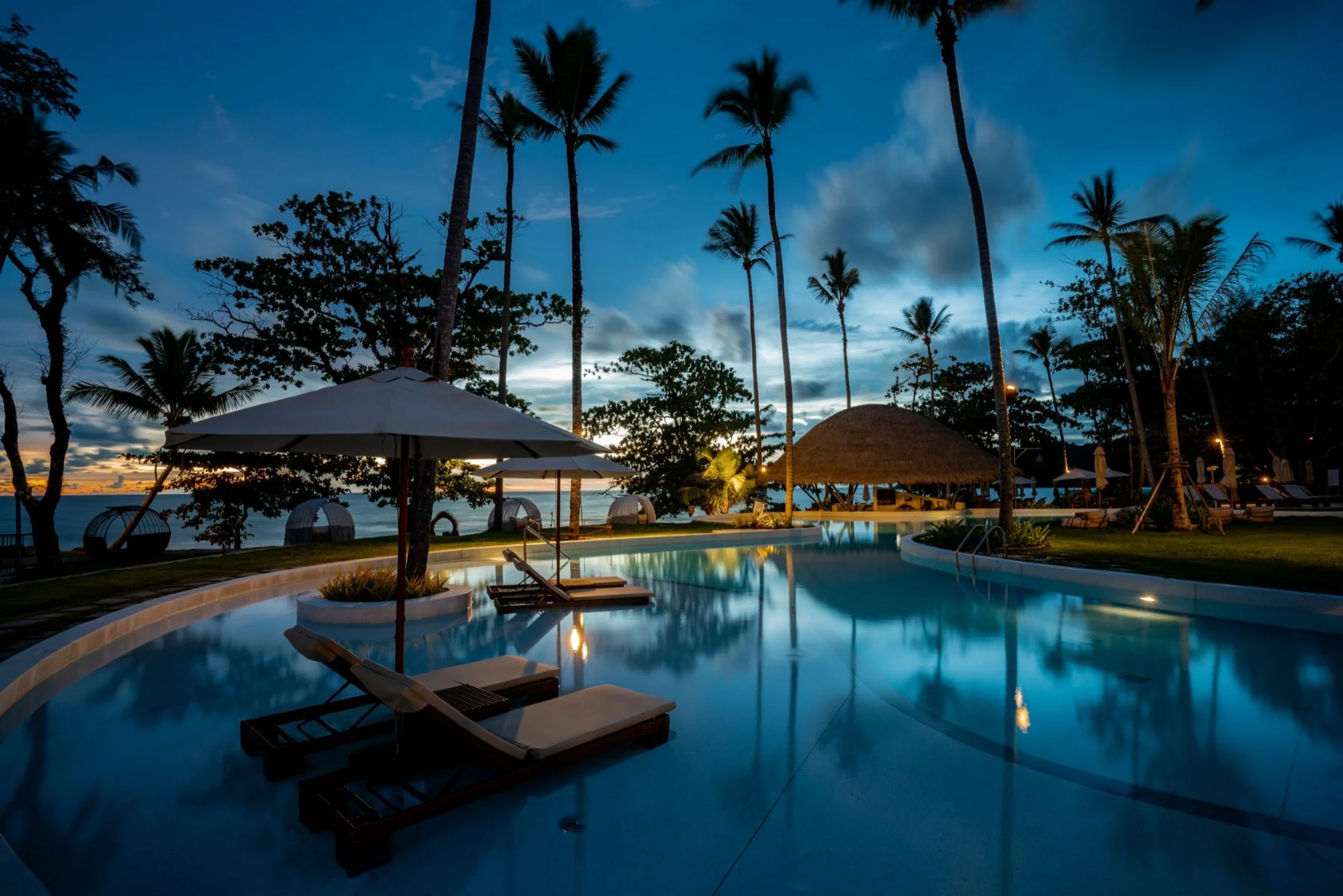 Eden Beach Khao Lak Resort & Spa | 3D Virtual Tour - Reference Project 360INT - Pool at night
