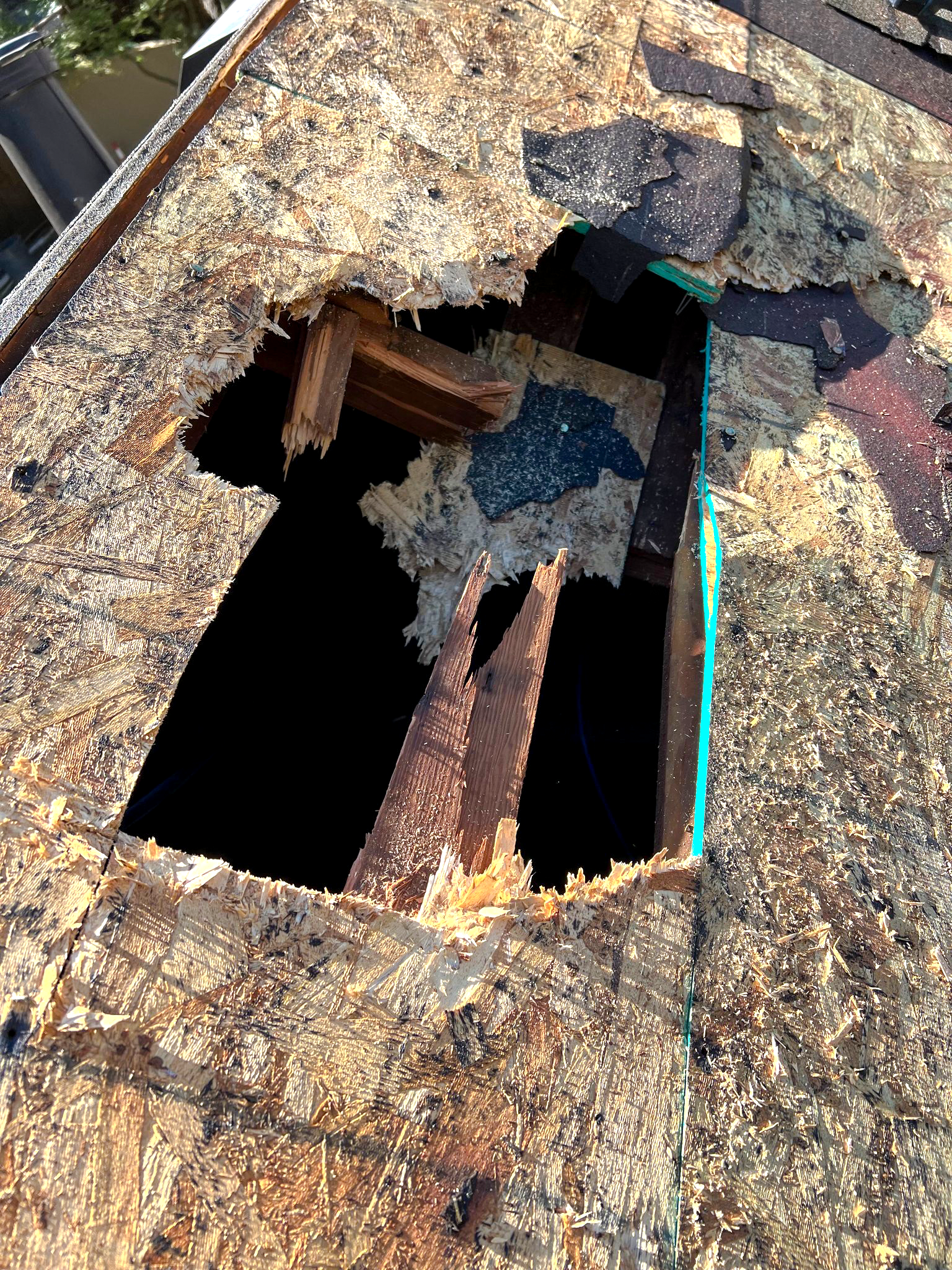 Deck repair & sheathing work