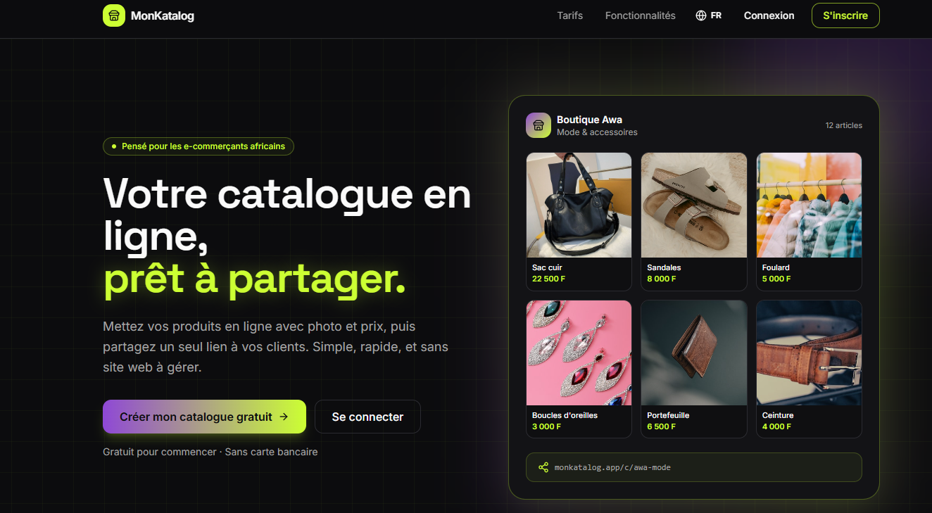 MonKatalog — Catalogue e-commerce