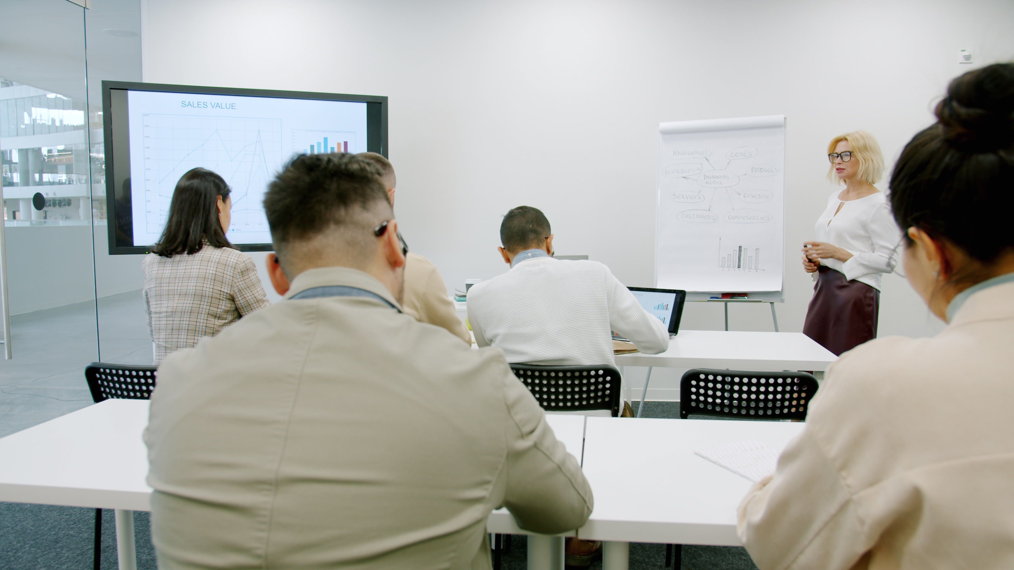 Charts and planning documents for learning platform development