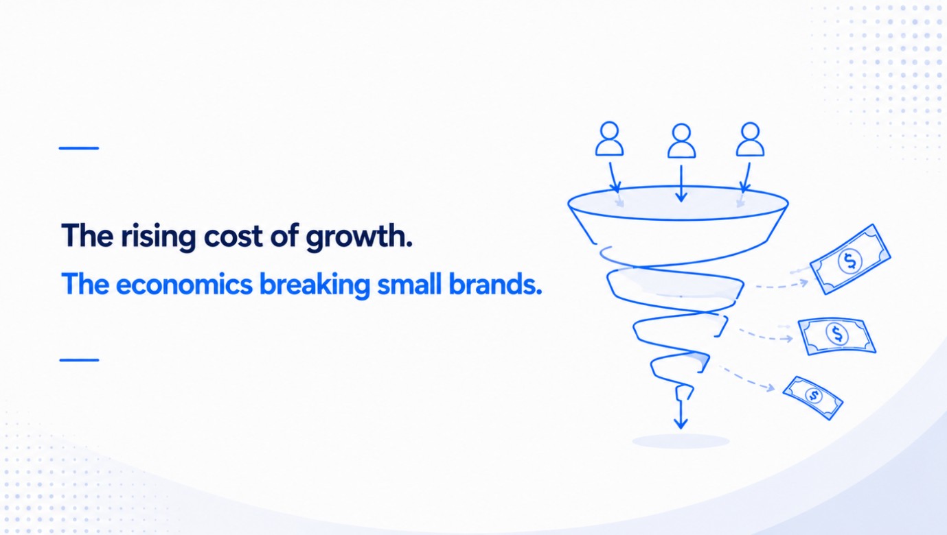 The DTC Brand Death Spiral: Why Customer Acquisition Costs Are Eating Small Consumer Brands Alive