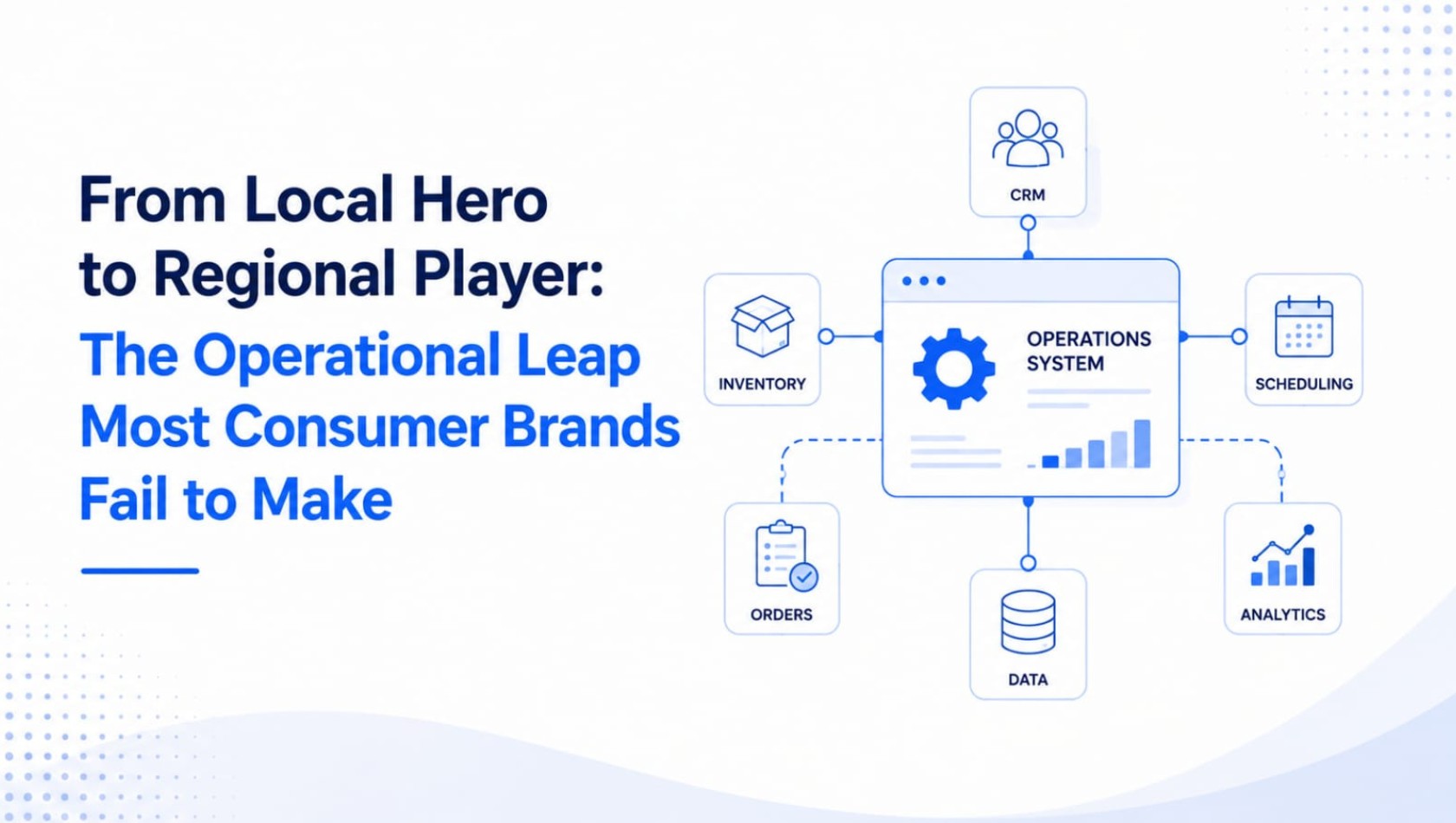 From Local Hero to Regional Player: The Operational Leap Most Consumer Brands Fail to Make