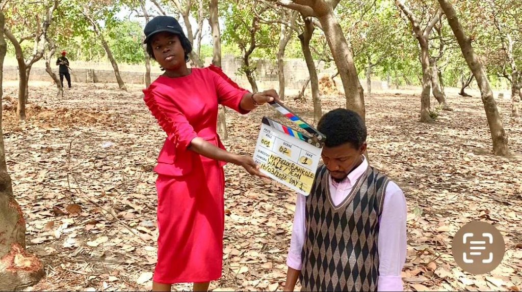 On set clapperboard