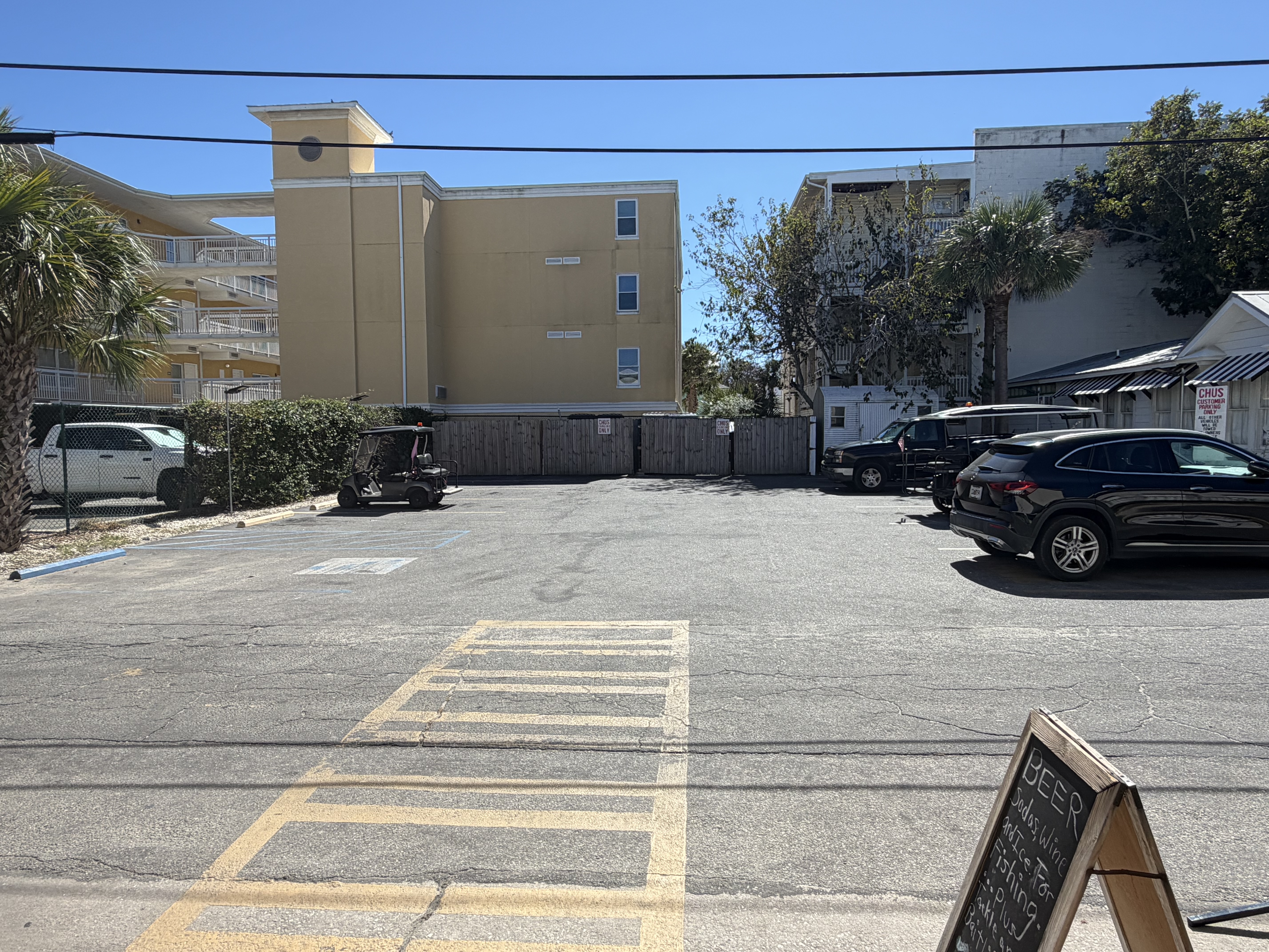 Free Lot Behind the Store