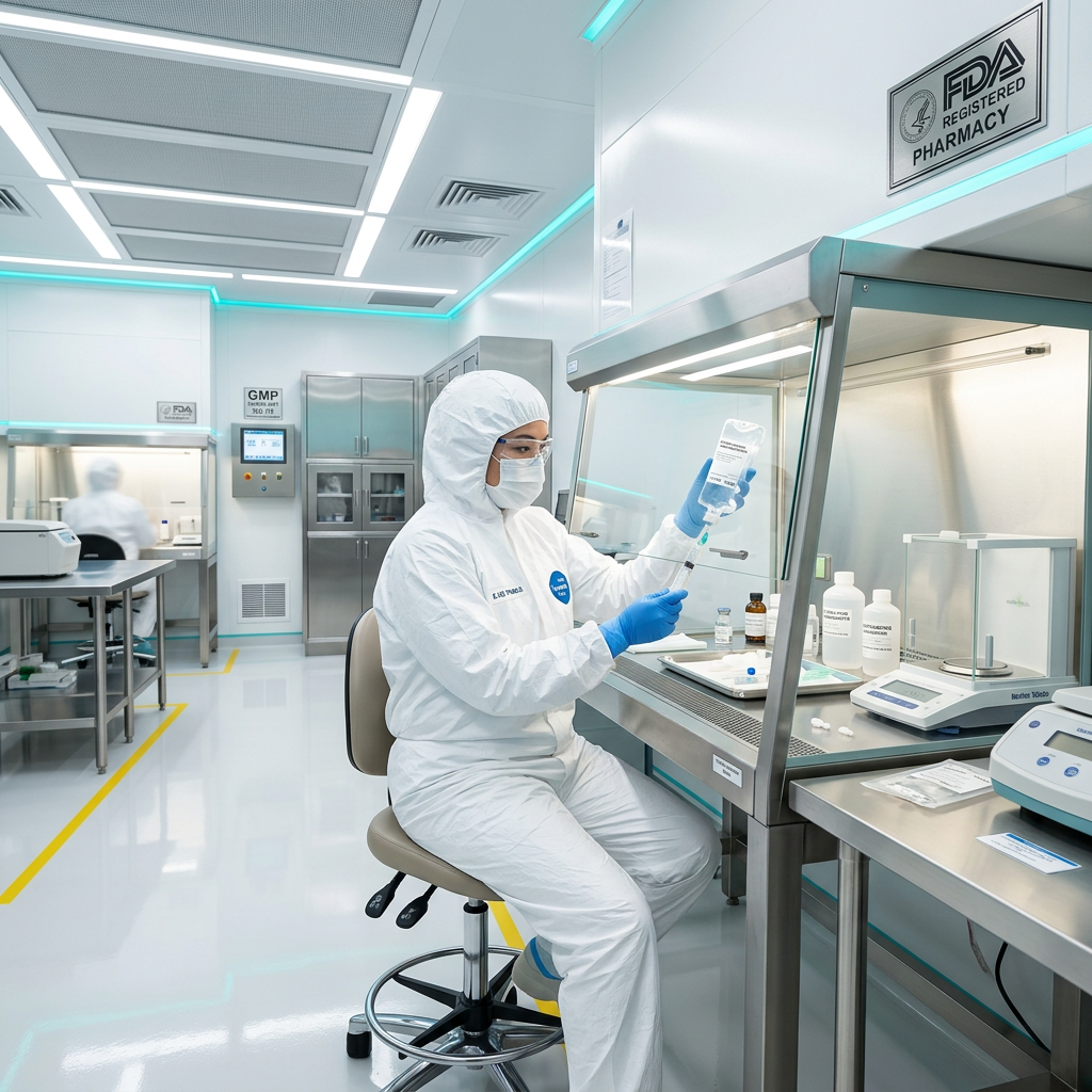 GMP pharmaceutical cleanroom
