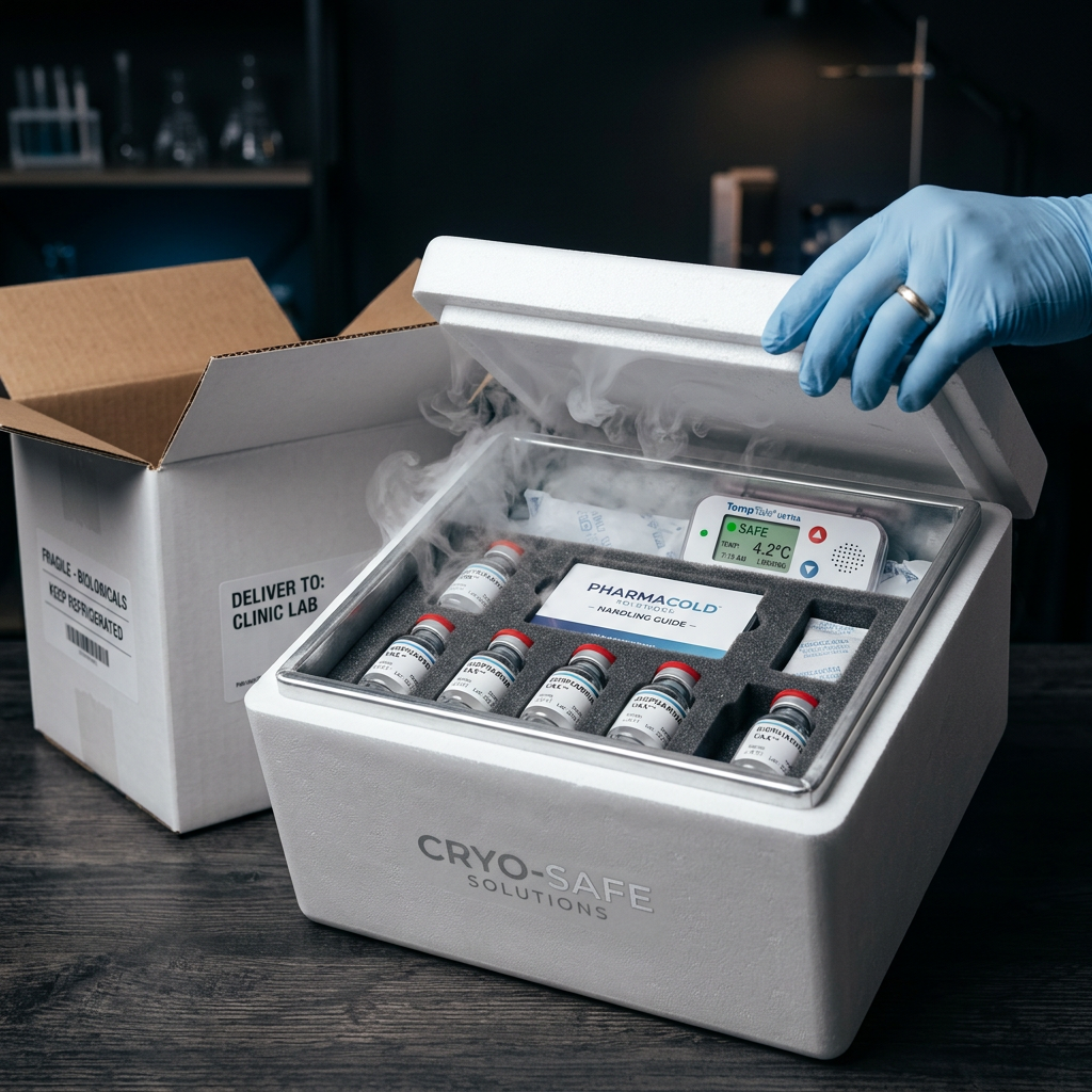 Cold-chain pharmaceutical shipping