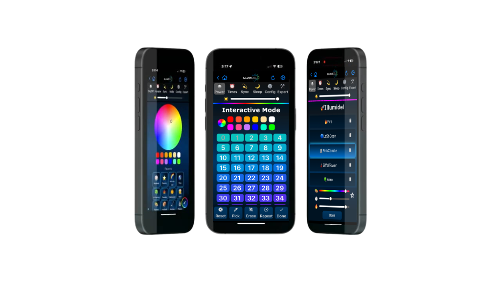 Smartphone app control for lighting
