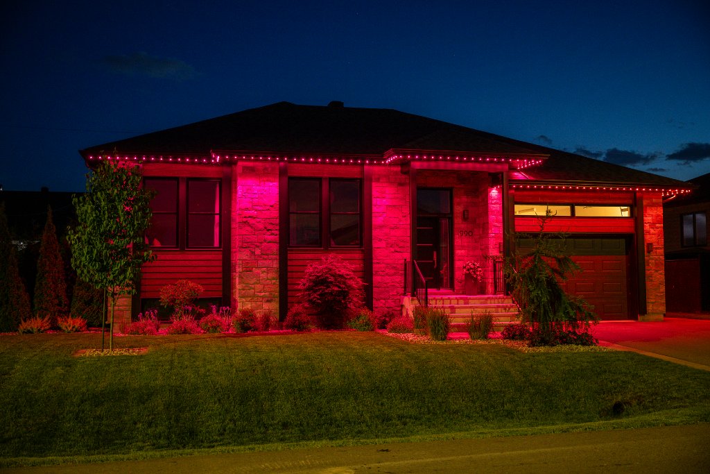 Home with lighting