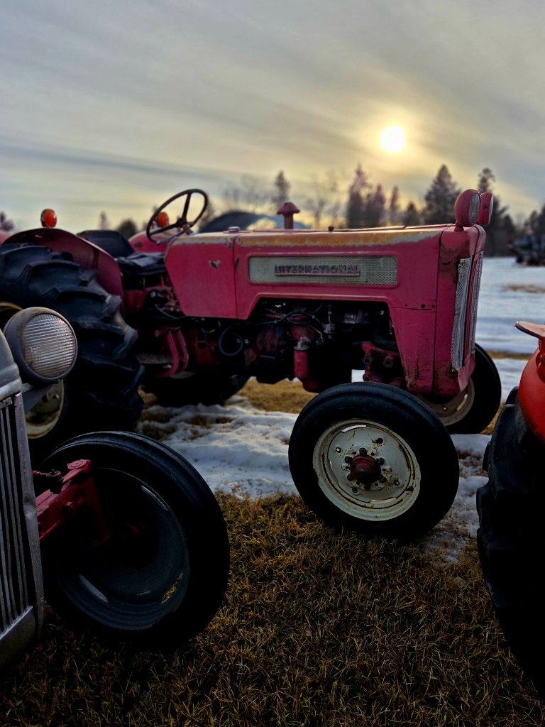 International Tractor at Sunset