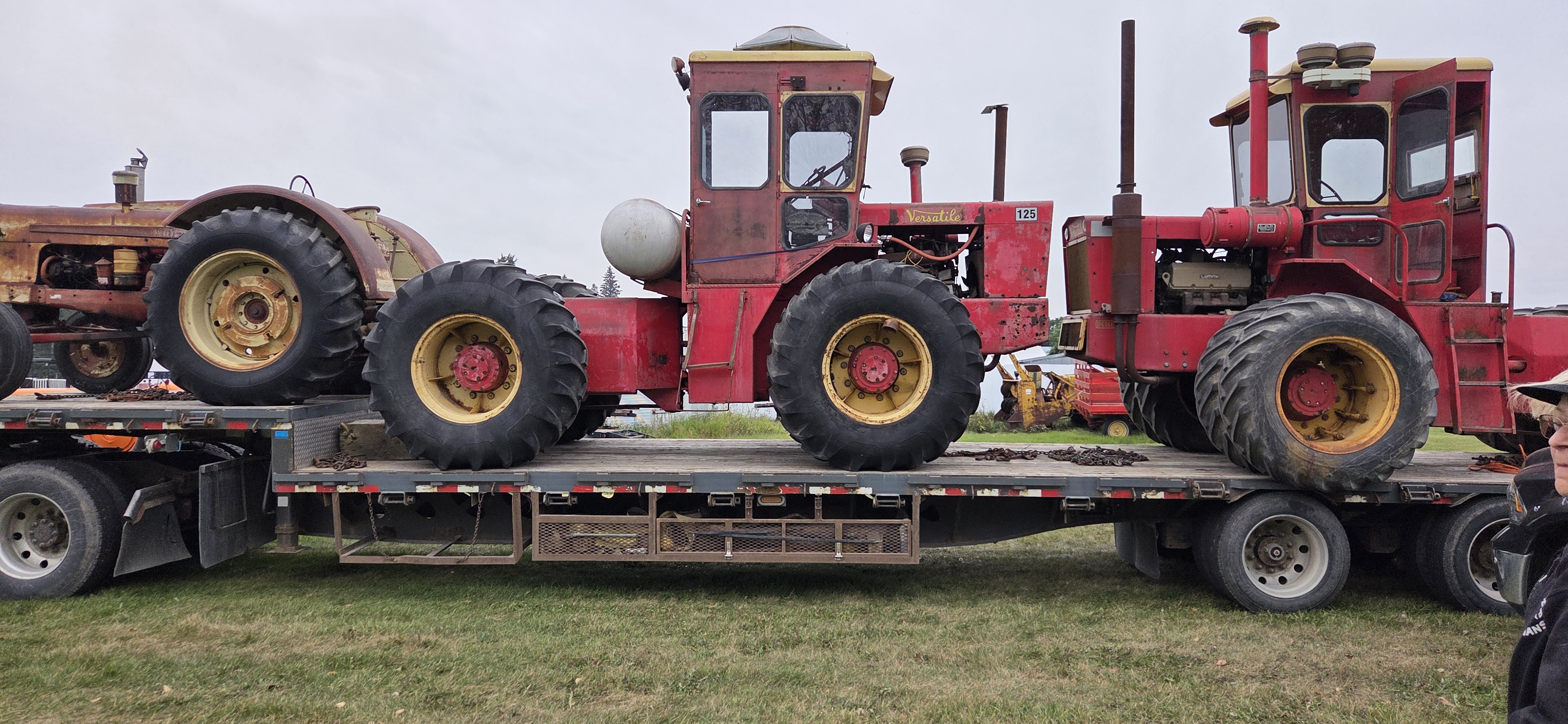 Tractors on the Flatbed