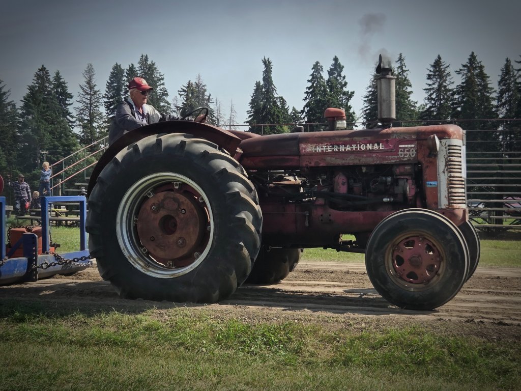 Antique Hit-and-Miss Engine on Wagon