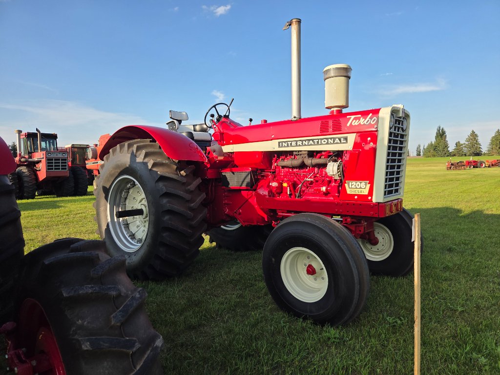 Vintage IH Tractors Lined Up — Setup