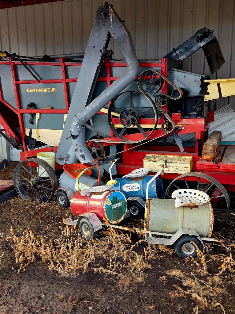 New Racine Jr. Thresher & Toy Train