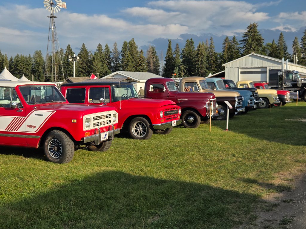 IH Machinery at Dusk