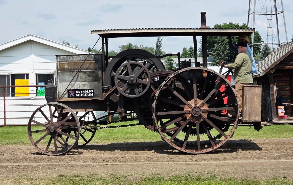 Vintage Case Tractor — Steel Wheels