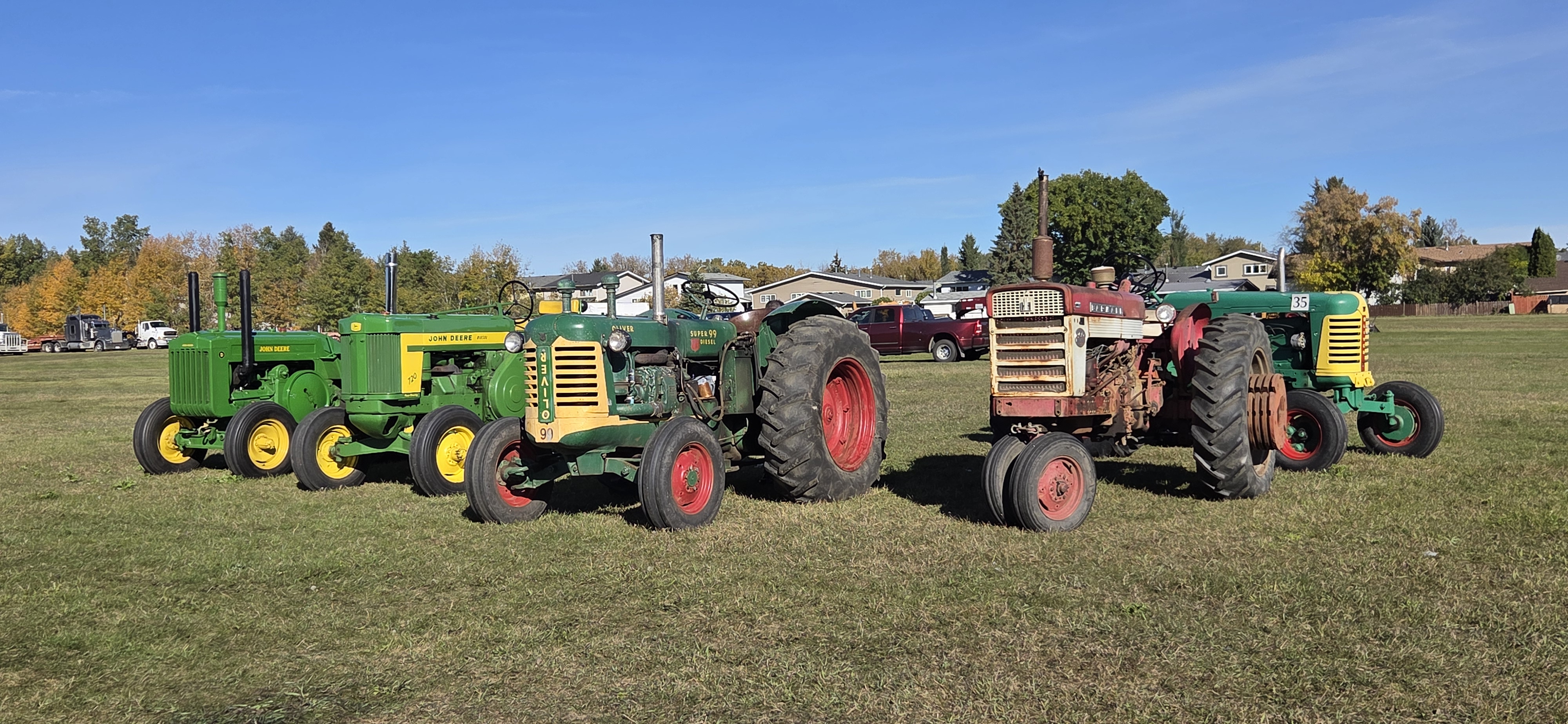 Vintage Tractor Line-Up