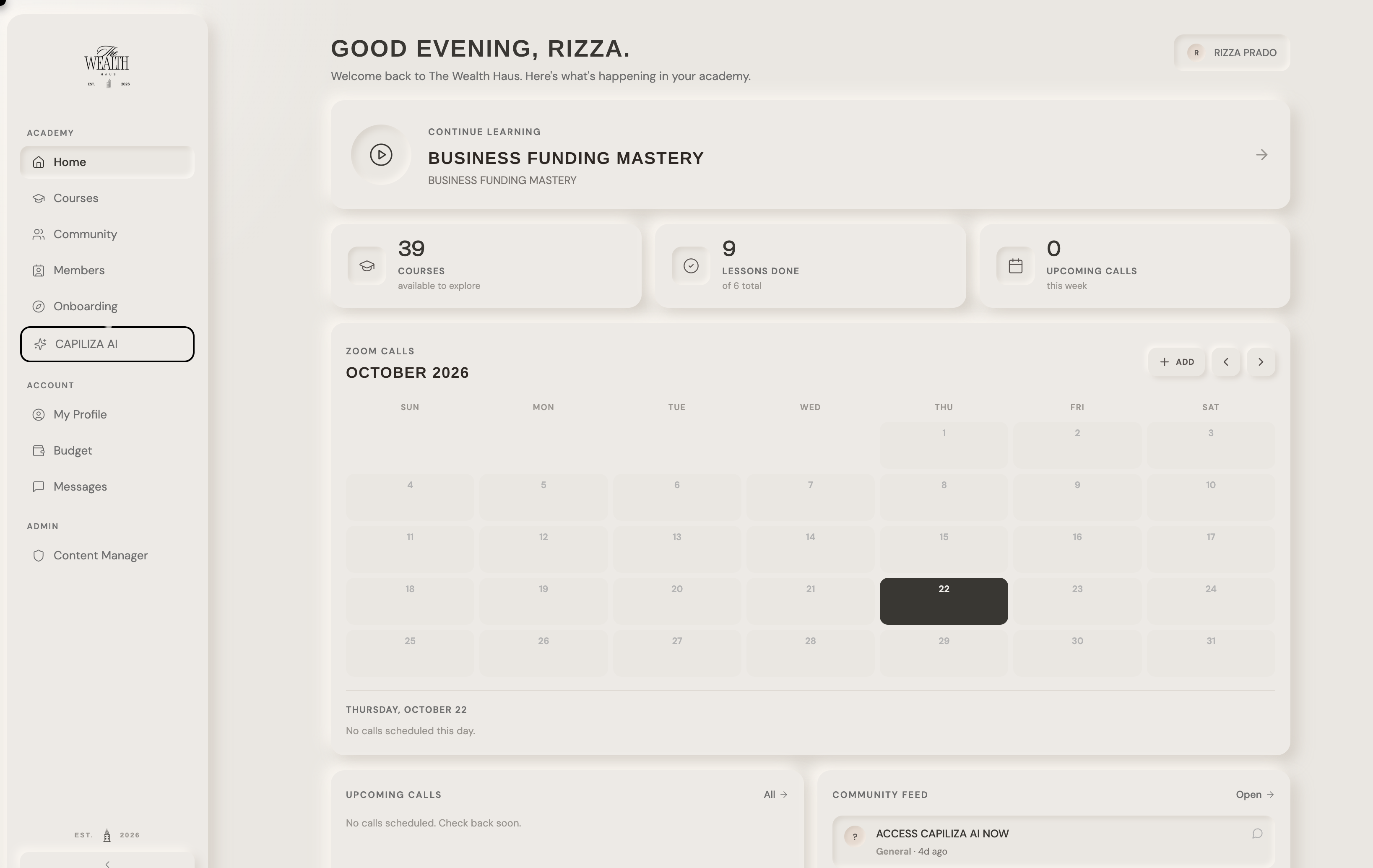 The Dashboard