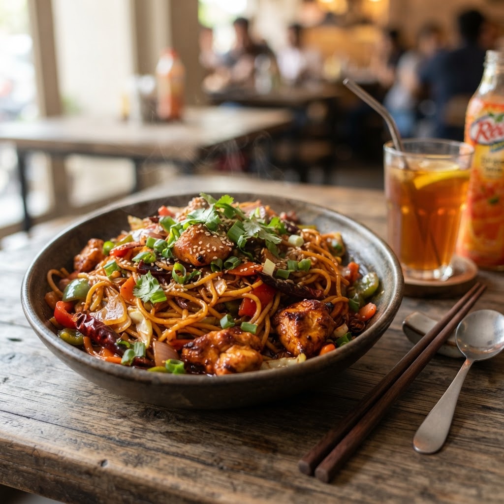 Chicken Schezwen Chowmein