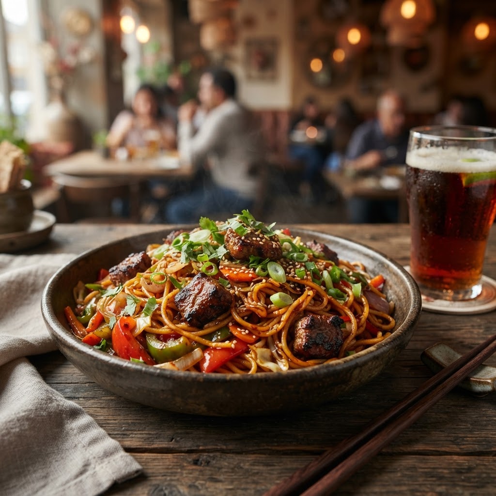 Lamb Schezwen Chowmein