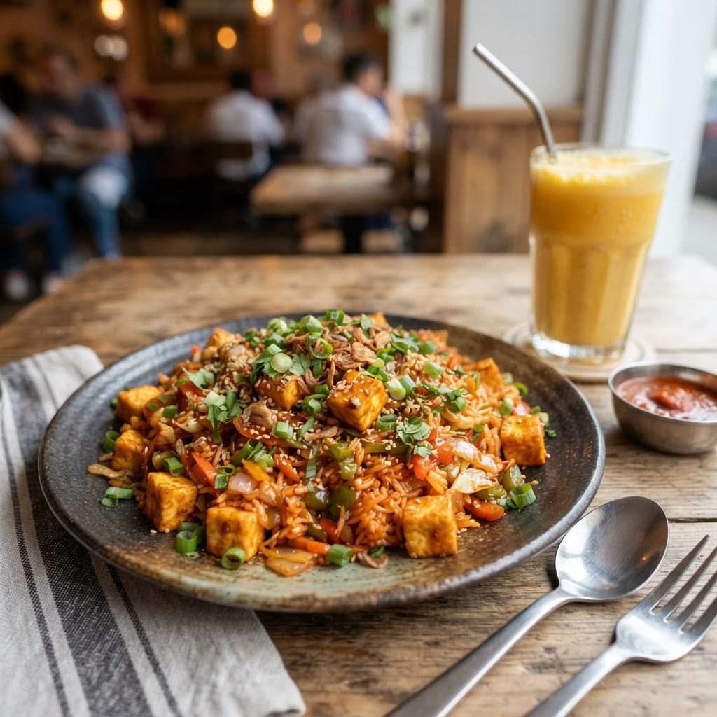 Paneer Schezwen Fried Rice